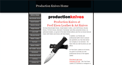 Desktop Screenshot of production-knives.com