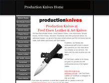 Tablet Screenshot of production-knives.com